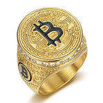 Anel sinete bitcoin