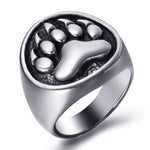 Anel sinete pata de urso 8 (57 mm)