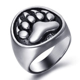Anel sinete pata de urso 8 (57 mm)