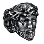 Anel sinete rosto de cristo