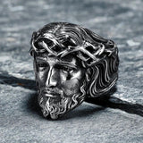 Anel sinete rosto de cristo
