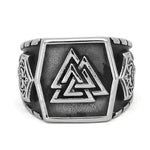 Anel sinete valknut aço 9 (59,5 mm)