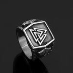 Anel sinete valknut aço 9 (59,5 mm)
