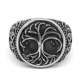 Anel sinete viking yggdrasil