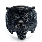 Anel tigre preto 54 mm
