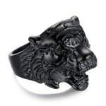 Anel tigre preto