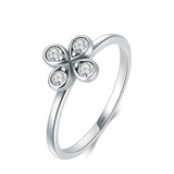 Anel trevo de diamante 51,9 mm