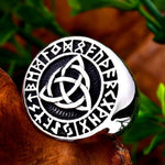 Anel triquetra em aço 7 (54,4 mm)