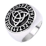 Anel triquetra em aço