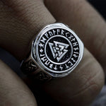 Anel valknut 8 (57 mm)