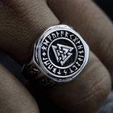 Anel valknut 8 (57 mm)
