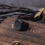 Anel vegvísir preto 7 (54,4 mm)