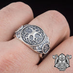 Anel viking árvore da vida 5 (49,32 mm)