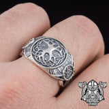Anel viking árvore da vida 5 (49,32 mm)