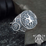 Anel viking árvore da vida 5 (49,32 mm)