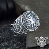 Anel viking árvore da vida 5 (49,32 mm)