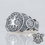 Anel viking árvore da vida 5 (49,32 mm)