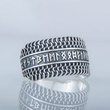 Anel viking de armadura em prata 5 (49,32 mm)