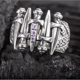 Anel viking forma de punhal 5 (49,32 mm)
