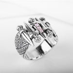 Anel viking forma de punhal 5 (49,32 mm)