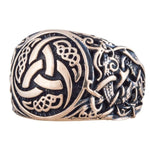 Anel viking símbolo de odin 5 (49,32 mm)