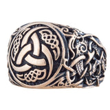 Anel viking símbolo de odin 5 (49,32 mm)