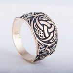 Anel viking símbolo de odin 5 (49,32 mm)