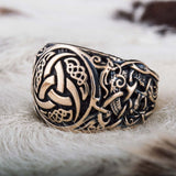 Anel viking símbolo de odin 5 (49,32 mm)