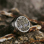 Anel viking yggdrasil