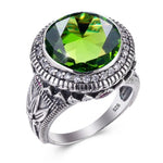 Anel vintage de peridoto