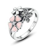 Anel vintage flor 51,9 mm