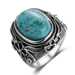 Anel vintage turquesa
