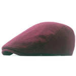 Boina britânica vermelho escuro