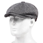 Boina de homem cinzento / l (58-59cm)