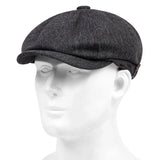 Boina de homem preto / l (58-59cm)