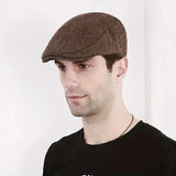 Boina masculina castanho