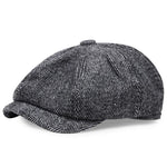 Boina peaky blinders cinzento escuro