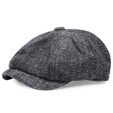 Boina peaky blinders cinzento escuro