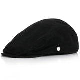 Boina plana preto