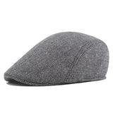 Boina retro cinzento claro