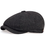 Boina vintage preto / m (56-58cm)