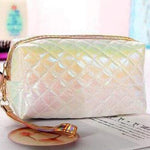 Bolsa de armazenamento de maquilhagem bege