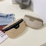 Bolsa de cintura bege mulher