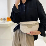 Bolsa de cintura bege mulher