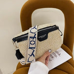 Bolsa de cintura bege mulher