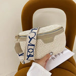 Bolsa de cintura bege mulher
