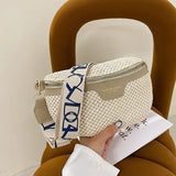 Bolsa de cintura bege mulher