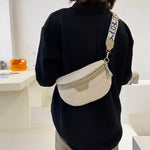 Bolsa de cintura bege mulher