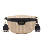 Bolsa de cintura bege mulher preto