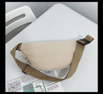 Bolsa de cintura bege valor por defeito título
